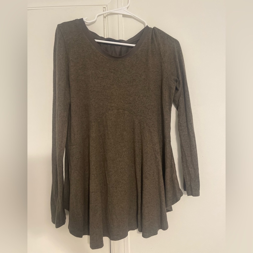 DRY GOODS | Olive green baby doll top